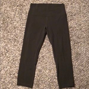Lululemon Align Crop - Dark Olive